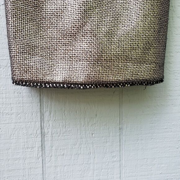 Banana Republic Metallic Knit Tweed Dress Career 0 - Picture 5 of 8